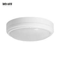 Plafonnier LED 30W IP65 avec détecteur de mouvement, montage en saillie pour couloir et balcon