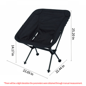 Silla Plegable Ligera de Fibra de Carbono de Alta Calidad Liveer, Silla Luna de Respaldo Bajo <span class=keywords><strong>para</strong></span> Campamento, Senderismo, Parque, Pesca, Picnic, <span class=keywords><strong>Playa</strong></span> - Product Image 2
