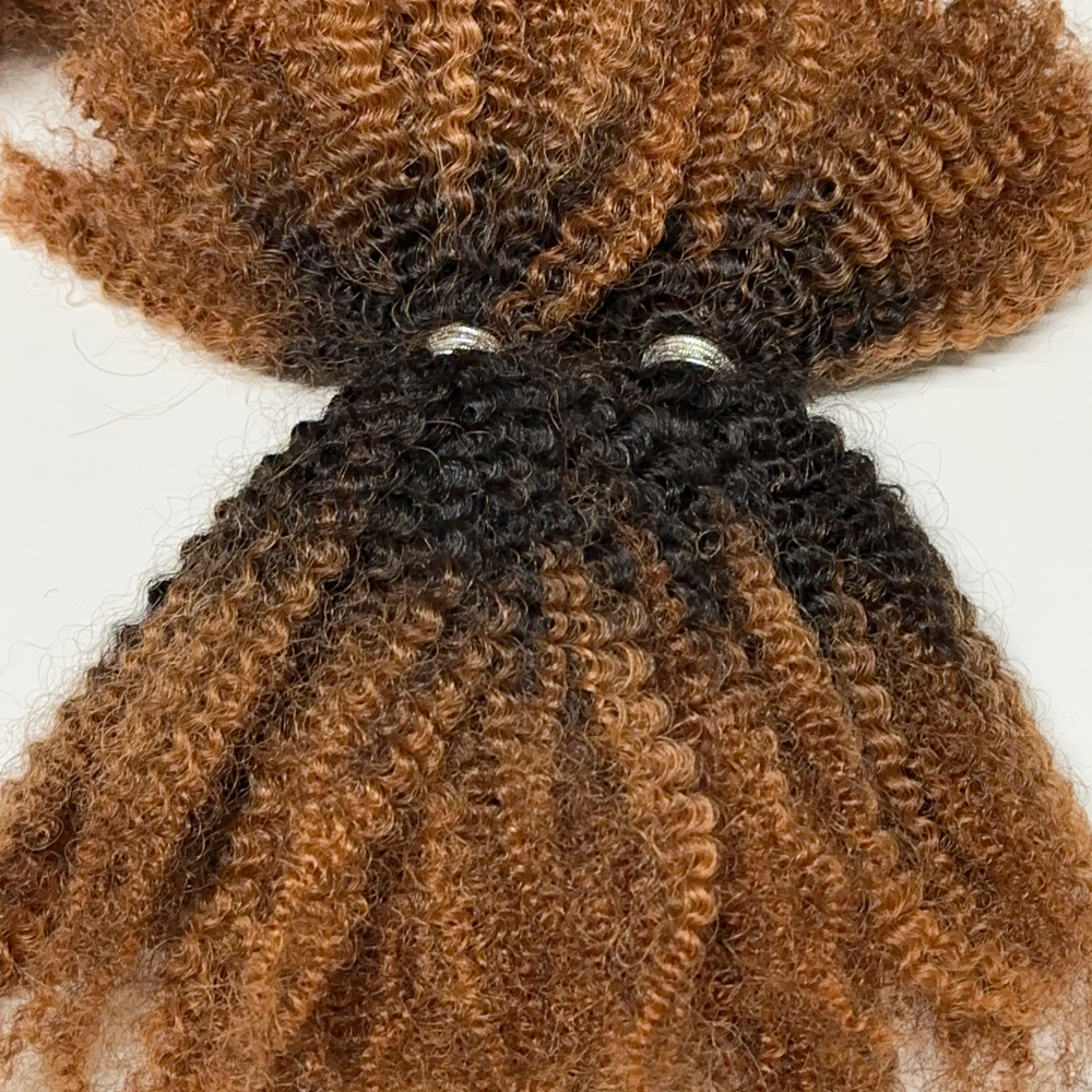 KAMA Twisted/Braids Bulk Human Hair 4C Texture 50g Braiding Human Hair Bulk Afro Curly Kinky Hair Extension for Twists Detail Section 1
