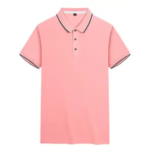 ANSZKTN Group purchase summer new main high-density plain short sleeve T-shirt men's and women's POLO shirt