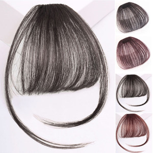 Peluca <span class=keywords><strong>de</strong></span> cabello humano con logotipo personalizado para hombre y niña, peluca sin costuras con flequillo frontal, barata - Product Image 6