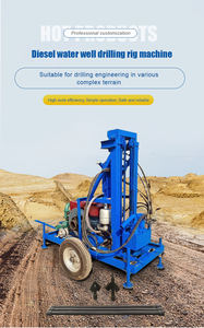 Proyecto remoto de agua potable rural adecuado para el suministro de agua profunda de 22 plataformas de perforación de ruedas hidráulicas diésel - Product Image 6
