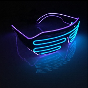 Attractive price DJ party decoration enlighten luminous neon custom LED his glasses - Product Image 3