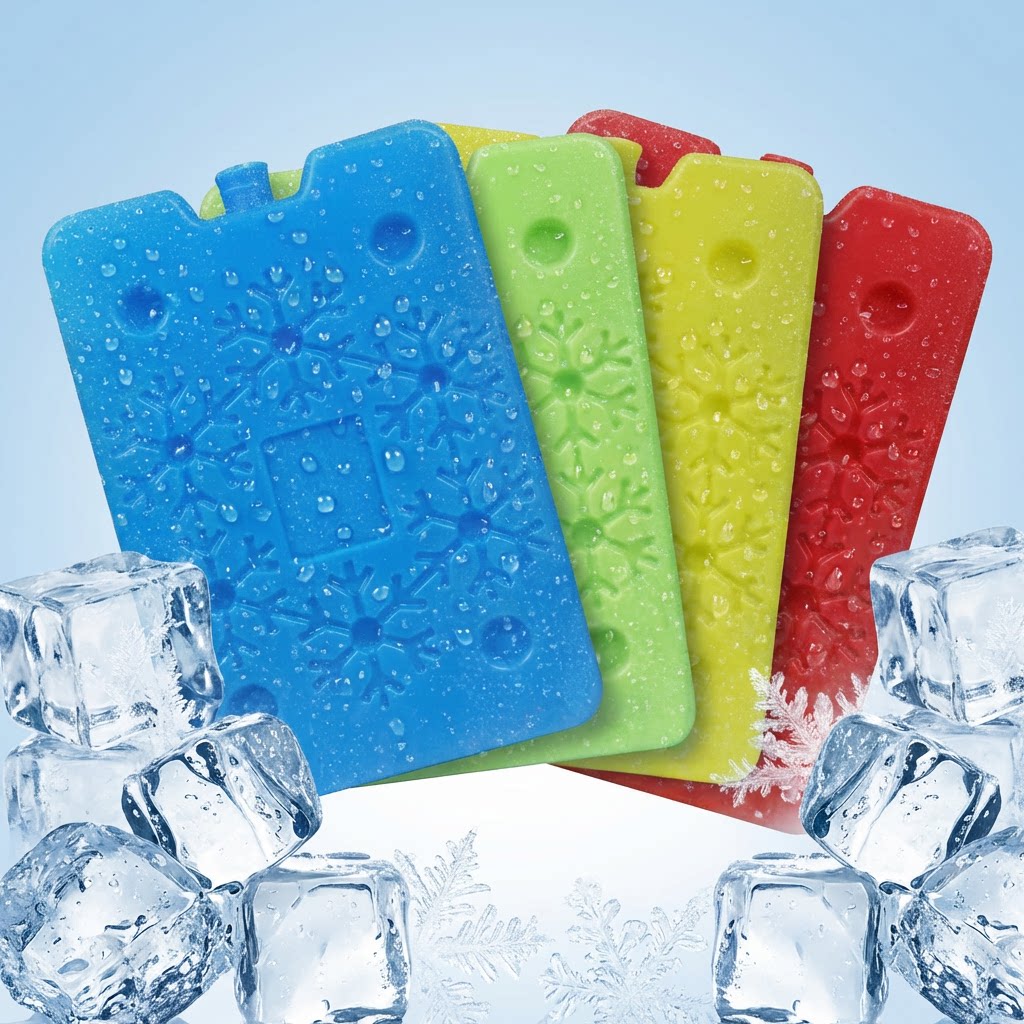 Factory Reusable Food Grade HDPE Cooler Brick Ice Pack For Long Lasting Lunch Box Cooler Bag Cold Storage