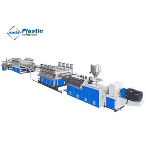 Factory Price Artificial Marble Production PVC Foam Board Extrusion Line with Calender Cooling