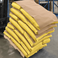 Feuille de papier artisanal antidérapante pour palette, recyclable, économique, pour la logistique de fret, enduite