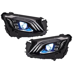 Für Mercedes Benz <span class=keywords><strong>GLC</strong></span> Klasse X253 W253 2016-2019 Facelift Upgrade Maybach-Stil Dreifach-LED-Leiste Matrix LED Scheinwerfer-Baugruppe - Product Image 2