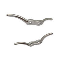 ISURE MARINE Acier inoxydable 316 Rope Stud Yacht Bollards /Flagpole Hook Pipe pour 4"