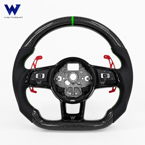 Instalación No Destructiva de Volante Multifuncional de Fibra de Carbono para Volkswagen Bora, Boratdi, Caddy, Golf GTD, Golf GTI - Product Image 1