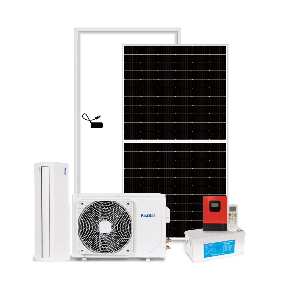 12000BTU 24000BTU 18000BTU AC DC 48V condizionatore d'aria solare Off Grid per la casa sistemi di raffreddamento solare