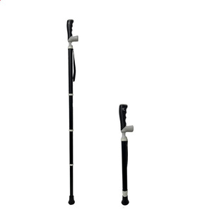 Henghao Titanium Alloy Extendable Walking Stick 38.5cm Compact Lightweight Hiking Trekking Pole With Non Slip Rubber Tip - Product Image 5
