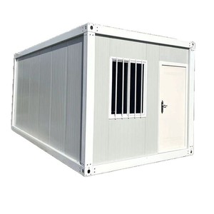 Casa Contenedor Oficina, Edificio Modular Prefabricado con Paredes de Vidrio, Fácil Instalación, Uso en Obras de Construcción - Product Image 2