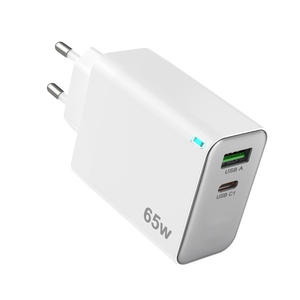 ทีเคที เอ+ซี ขายส่ง ที่ชาร์จติดผนังแบบเร็ว 65 วัตต์ PD ชนิด Type-C พร้อมเอาต์พุต 5V/2.4A วัสดุ GaN รองรับ QC3.0 สำหรับ <span class=keywords><strong>Samsung</strong></span> S25 Ultra - Product Image 1