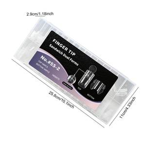 Formas para Extensión de Uñas Postizas, <span class=keywords><strong>Diseño</strong></span> Innovador en Forma de Escalera, Forma Ovalada de Plástico, <span class=keywords><strong>Diseño</strong></span> de Punta de Dedo, Extensiones de Uñas en Capas, <span class=keywords><strong>Manicura</strong></span> - Product Image 5