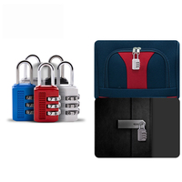 Candado de Combinación Pequeño de 3 Dígitos para Equipaje, Candado de Contraseña para Maleta, Candado de Combinación Mini para Viaje, en Stock
