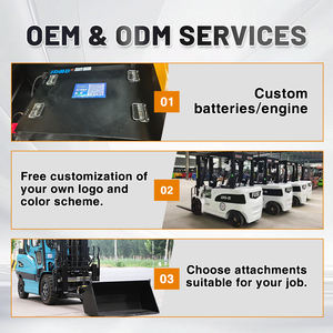Yüksek Kaliteli Elektrikli Forkliftler, Kurşun Asit Akülü Motorlu 2 Ton 3 Ton 4 Ton 5 Ton Özelleştirilmiş Kapasiteli Forklift - Product Image 3