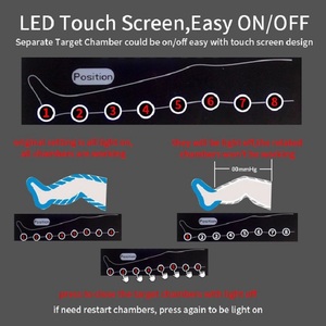 Konbest-máquina de masaje de piernas portátil profesional, 8 cámaras de presoterapia, drenaje linfático, botas de recuperación deportiva - Product Image 3