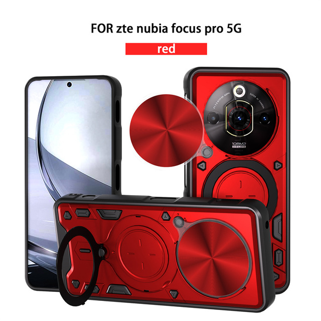 Armor Design Sliding Window Protection Kickstand Magnetic Shockproof Mobile Phone Back Case for ZTE Nubia Focus Pro/Nubia Neo 2