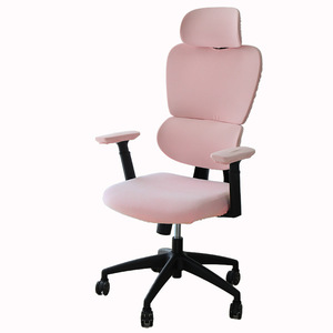 Chaise de bureau haut de gamme à dossier haut avec accoudoirs 5D, chaise ergonomique à double dossier pour bureau, chaise de bureau grise pour personnes de grande taille - Product Image 4