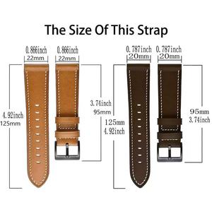 Correa de Reloj Deportiva Casual Ajustable y Transpirable de Cuero Sintético de 22 mm para Hombre, Compatible con <span class=keywords><strong>GT</strong></span> <span class=keywords><strong>3</strong></span> <span class=keywords><strong>Pro</strong></span> - Product Image 6