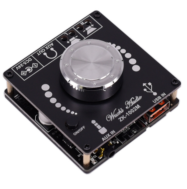 Mini 100W Class D Digital Power Amplifier Board Module Stereo  Audio Receiver MP3 Decoder Linear Amplifiers Comparators