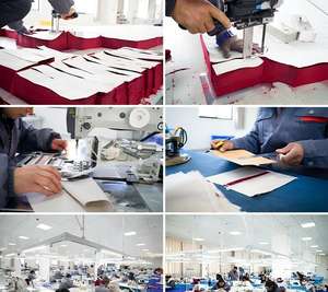 Set Tuta da Lavoro da <span class=keywords><strong>Uomo</strong></span> Multi-Tasca Stampata Resistente all'Usura per Manutenzione e Riparazione Auto - Product Image 4