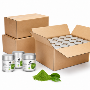 Authentic Japanese Uji Matcha Powder Ceremonial Grade Premium Quality Stone Ground Pure Green <b>Tea</b> In Traditional <b>Tin</b> - Product Image 1