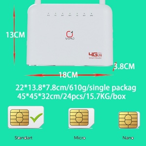 VEMO B725 Universal Unlocked 4G LTE CPE Router RJ45 LAN WAN External Antenna <b>Wireless</b> Hotspot With Sim Card Slot EU Plug - Product Image 6