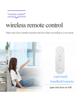 Robot de rideau intelligent WiFi Tuya Smartlife avec application Android, commande vocale, alimentation USB/batterie, compatible Google Home/Alexa pour la maison et le garage