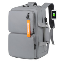 Mochila Oxford Multifuncional Impermeable con Forro de Poliéster, Gran Capacidad para Viajes, Trabajo y Uso Diario