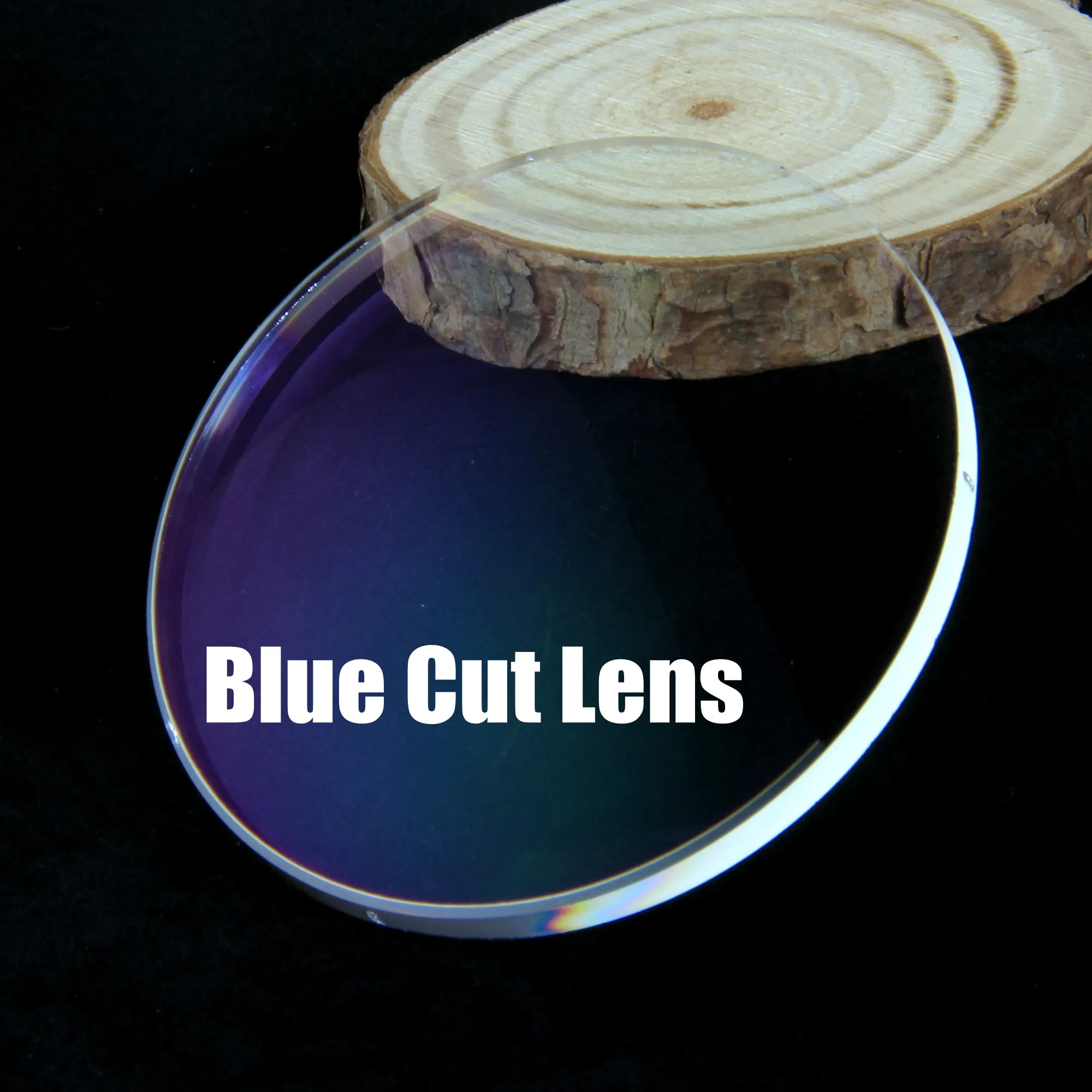 렌즈 제조 업체 안경 렌즈 1.56 싱글 비전 블루 컷 광학 렌즈 HMC EMI 코팅