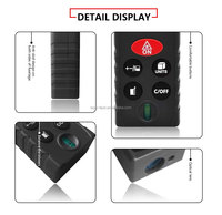 Télémètre laser numérique portable, ruban à mesurer électronique pour des mesures de distance multiples précises