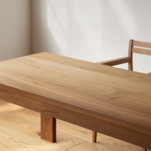 Mesa de Comedor de Madera Maciza de Teca Africana, Diseño Moderno Minimalista, Muebles para el Hogar, para Comedores y Oficinas - Product Image 2