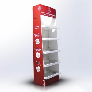 Exhibidores de Cartón para Piso con Diseño Personalizado, Exhibidores Publicitarios de Cartón Corrugado, Exhibidores de Libros de Cartón - Product Image 4