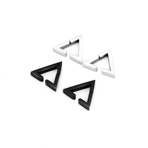 2026 Hot Selling Popular Simple Niche Design Triangle Ear Clip Unisex's Stainless Steel <b>Earrings</b> Trendy Jewelry Wholesale - Product Image 6
