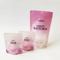 Sachets d'emballage souples en plastique imprimés numériquement pour sel de Epsom, gommage corporel et sel de bain, pochettes verticales refermables