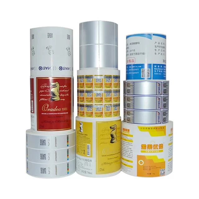 Custom High Quality Roll Label Stickers Waterproof Matte Full Color Printed Roll Labels Vinyl Adhesive Packaging Stickers