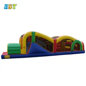 High quality boot camp inflatable bouncy obstacle course for children