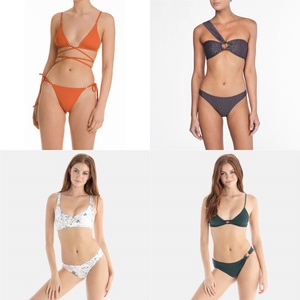 סט ביקיני במידות גדולות לנשים, עיצוב חדש, חוטיני, שני חלקים, שליטה בבטן, ריפוד נשלף, ספנדקס/פוליאסטר, הדפס דיגיטלי - Product Image 2