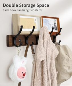 Factory Custom Shandong <b>Wall</b> <b>Hanging</b> Wooden Garment Hook Holder OEM ODM Bespoke Multi-Purpose Doors Non-Folding <b>Storage</b> - Product Image 1