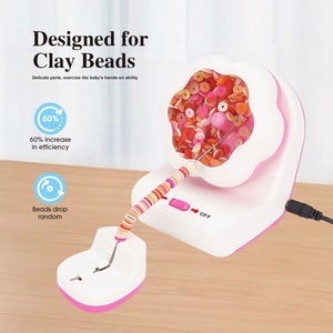เครื่องปั่นลูกปัดพลาสติกไฟฟ้าแบบใช้พอร์ต USB อัตโนมัติ สำหรับร้อยลูกปัดเม็ดเล็ก ทำเครื่องประดับแฮนด์เมด สร้อยข้อมือ สร้อยคอ งานฝีมือ - Product Image 2