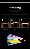 Bracelet fluorescent très vendu, 100 pièces, bracelet lumineux jetable pour concert, vente directe du fabricant, vente en gros