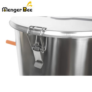 Equipo de cosecha de miel manual de grado profesional Extractor de miel de acero inoxidable de 2 marcos - Product Image 5