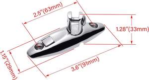 Engsel kapal laut, Aksesori kapal pesiar laut engsel pelepasan cepat presisi 316 baja tahan karat Modern - Product Image 3