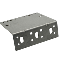 Support de tringle à rideau en acier inoxydable personnalisé service laser en aluminium