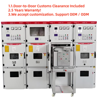 Tableau de commutation MV&HV intérieur 11kV 3150A avec disjoncteur à armoire métallique, relais de protection, barres omnibus en cuivre, IP40, 50/60Hz