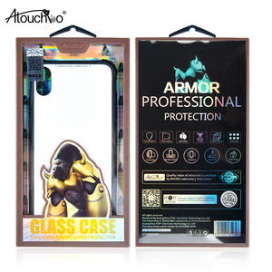 Atouchbo para <span class=keywords><strong>Apple</strong></span> <span class=keywords><strong>iPhone</strong></span> <span class=keywords><strong>11</strong></span> XS MAX XR claro <span class=keywords><strong>de</strong></span> vidrio templado 9H duro armadura <span class=keywords><strong>funda</strong></span> protectora con suave TPU parachoques - Product Image 4