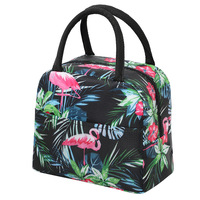 Tas Piknik Makan Siang Portabel, Berbahan Oxford, Tahan Air, Terinsulasi, Logo Custom, Lembut, Hangat, Dilengkapi Pendingin Samping dan Tali Bahu