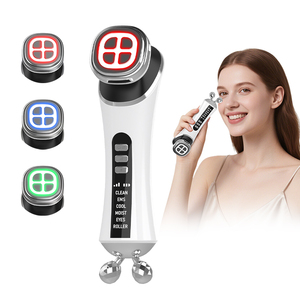 Masajeador Facial Eléctrico <span class=keywords><strong>6</strong></span> en <span class=keywords><strong>1</strong></span> para Reducir la Papada, Dispositivo de Belleza Multifuncional Portátil para Lifting Facial y de Cuello en Casa - Product Image 1