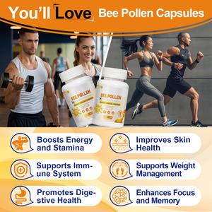 Oem Private Label Natuurlijke Voedingssupplement Heidesupplement 6 In 1 Bijen Propolis Capsule Bijenpollen Capsules - Product Image 4
